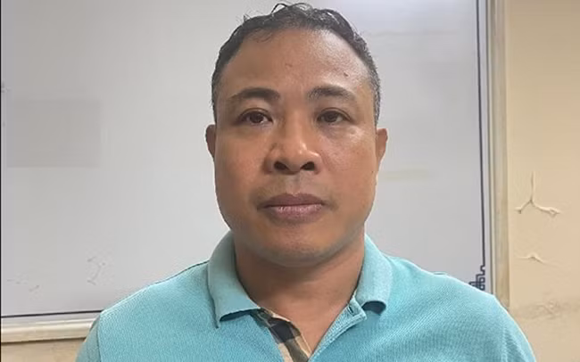 Bị can Nghiêm Quang Minh. Ảnh: Công an Hà Nội.