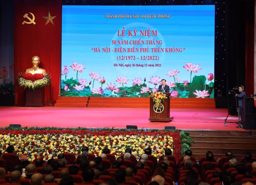 Quang cảnh lễ kỷ niệm.