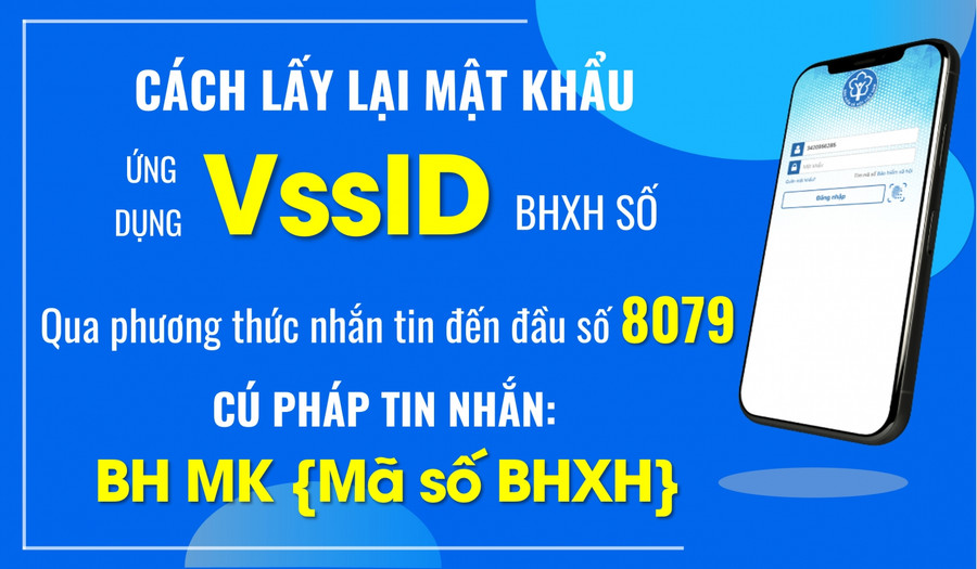 Cách lấy lại mật khẩu VssID qua nhắn tin đến đầu số 8079