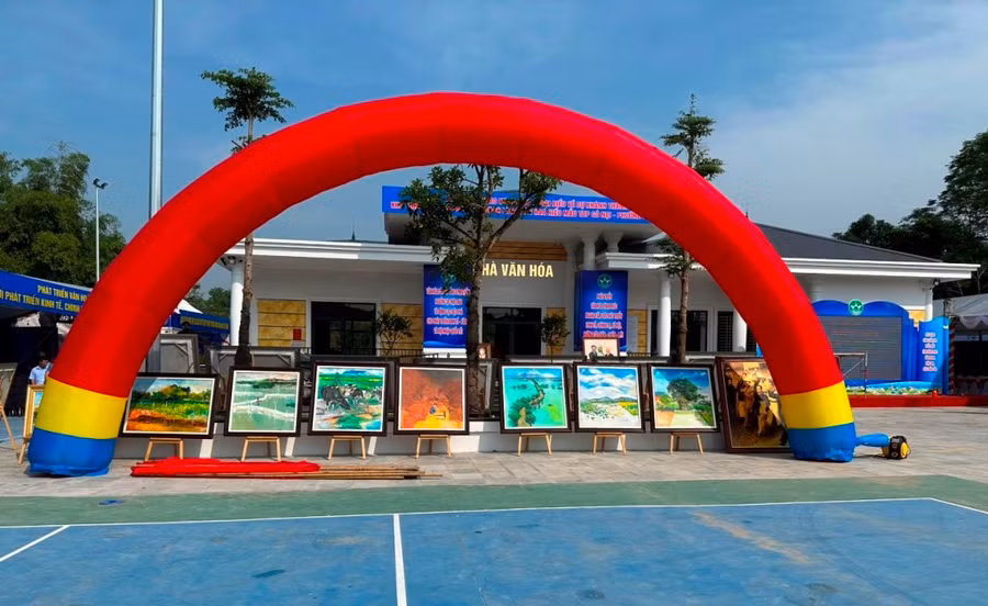 Công tác chuẩn bị cho Lễ khánh thành Khu thiết chế Làng văn hóa kiểu mẫu Gò Nọi dần được hoàn tất.