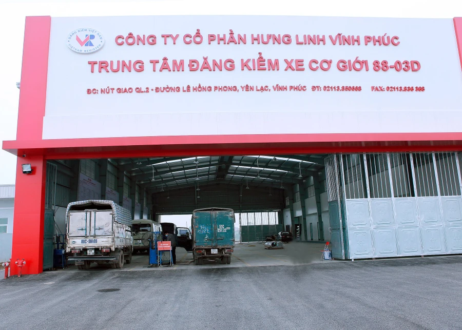 Trung tâm đăng kiểm xe cơ giới số 88-03D.