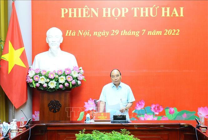 Chủ tịch nước Nguyễn Xuân Phúc phát biểu chỉ đạo. Ảnh: Minh Đức/TTXVN Chủ tịch nước Nguyễn Xuân Phúc phát biểu chỉ đạo. Ảnh: Minh Đức/TTXVN