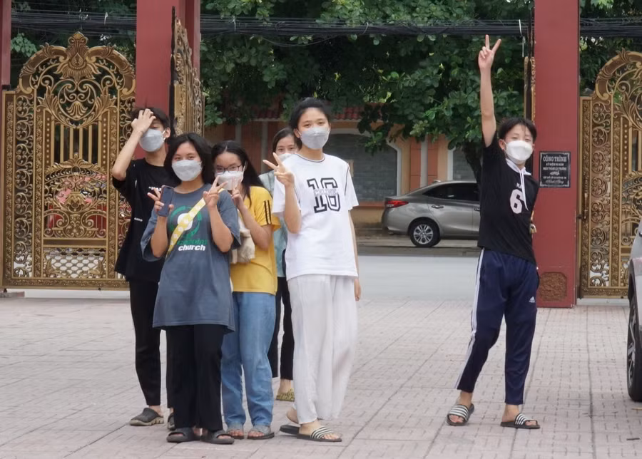 Thí sinh hồi hộp nhưng cũng đã sẵn sàng tâm lý bước vào Kỳ thi tuyển sinh vào lớp 10.