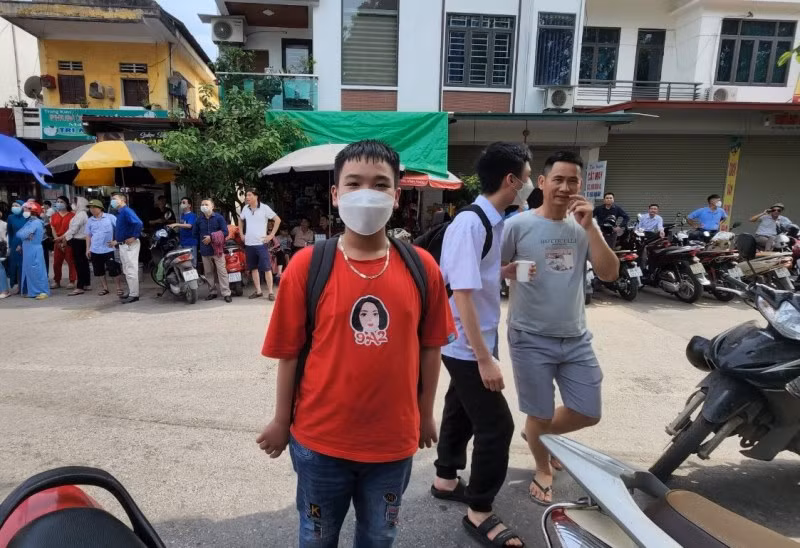 Thí sinh Lê Ngọc Hải khá tự tin về bài thi chiều 4/6.