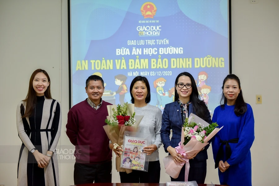 Giao lưu trực tuyến “Bữa ăn học đường: An toàn và đảm bảo dinh dưỡng”