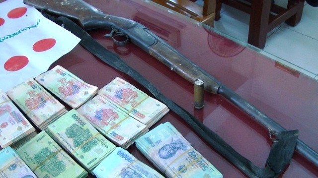 Tang vật của vụ án. Ảnh: Công an Thanh Hóa cung cấp