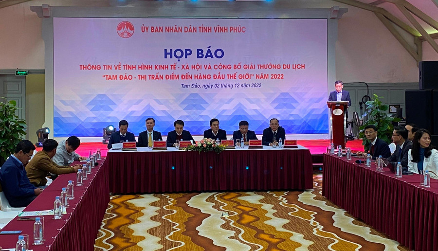 Quang cảnh buổi họp báo