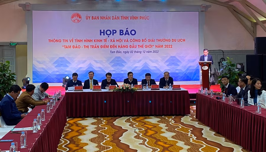 Quang cảnh buổi họp báo