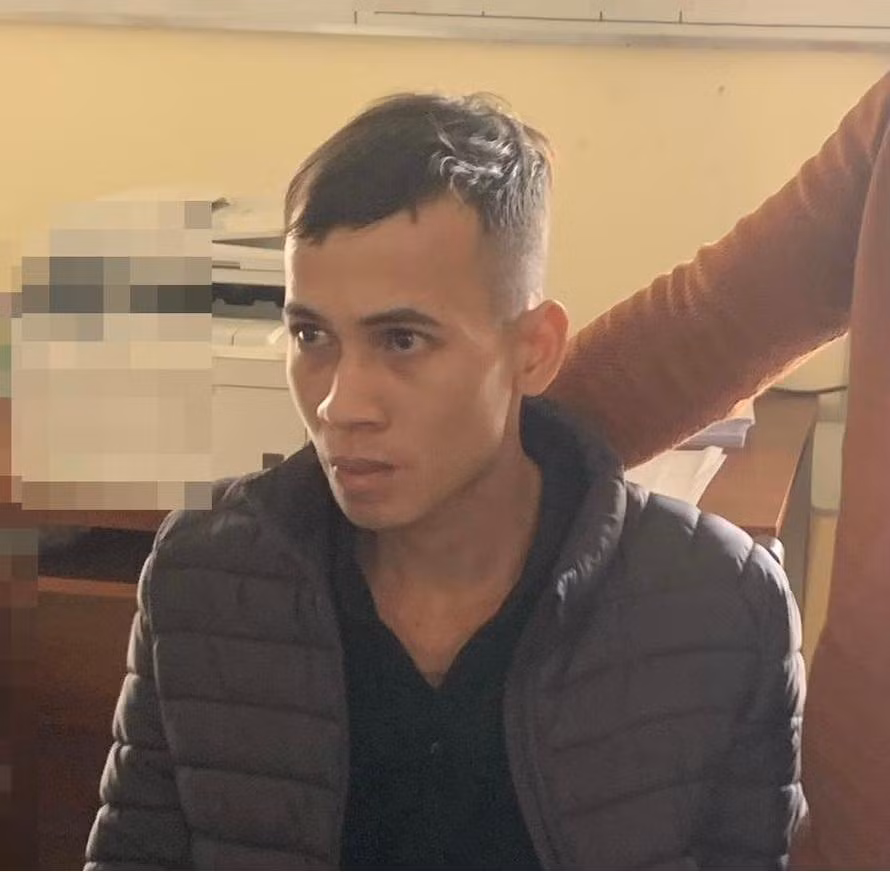 Bị can Nguyễn Anh Đoàn tại cơ quan công an. Ảnh: Công an tỉnh Tuyên Quang 