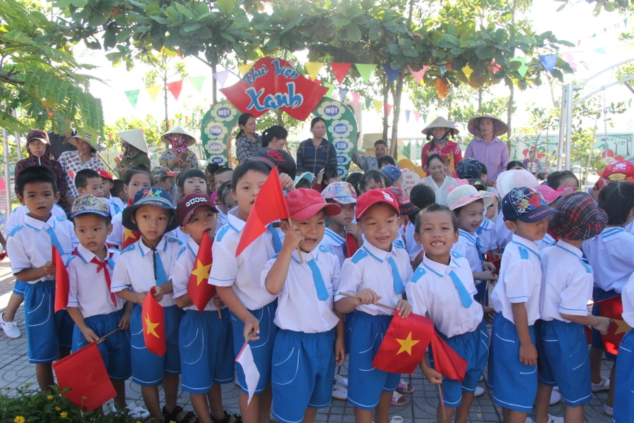 Các trường tiểu học tại Nghệ An dựa vào đội ngũ giáo viên để bố trí dạy từ 28 - 32 tiết/tuần