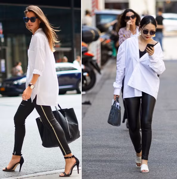 Từ trang phục đi chơi cho đến trang phục đi tập đều không thể thiếu chiếc quần legging.