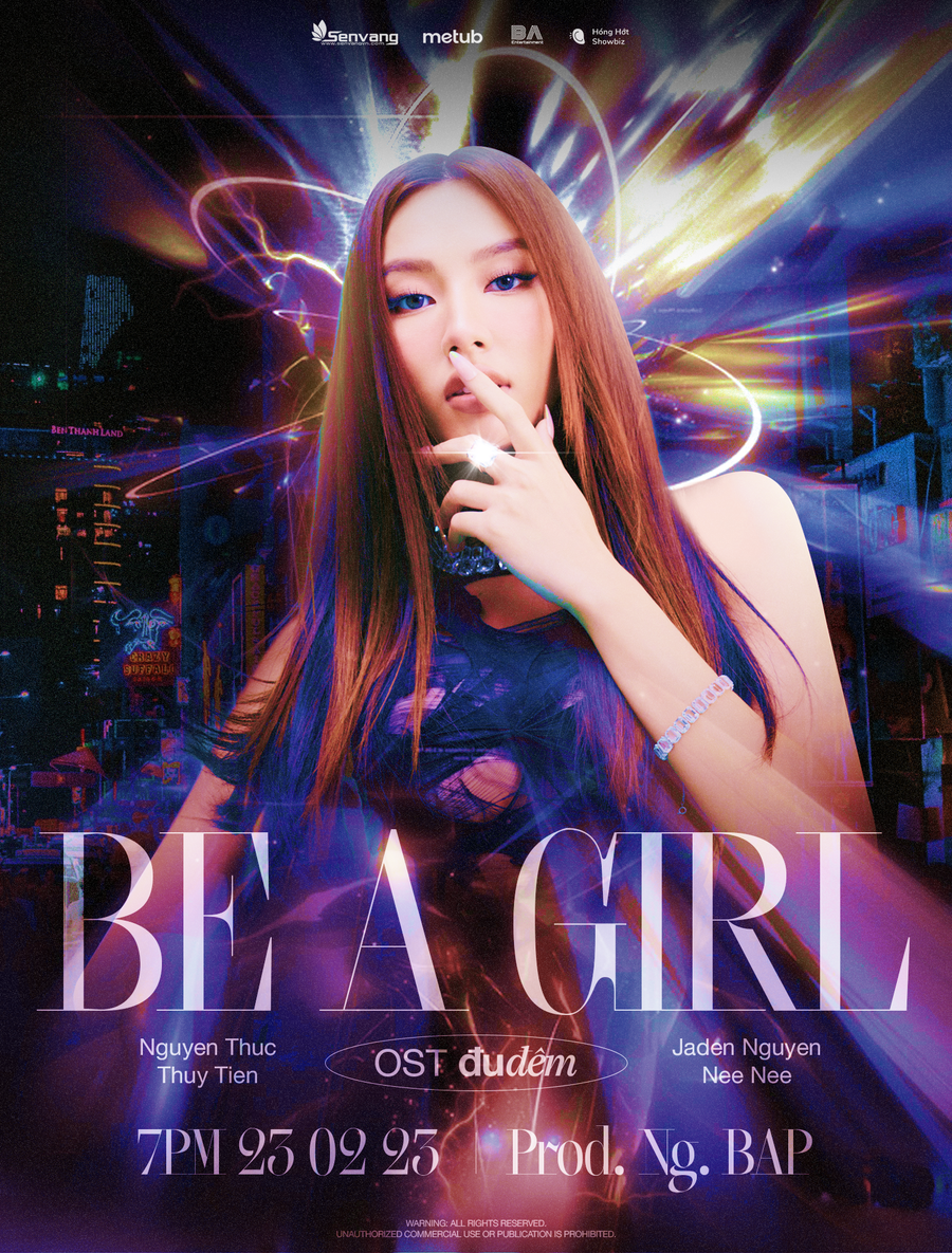 MV mang tên “Be A Girl”, được ấn định ra mắt lúc 19 giờ ngày 23/2. MV mang tên “Be A Girl”, được ấn định ra mắt lúc 19 giờ ngày 23/2.