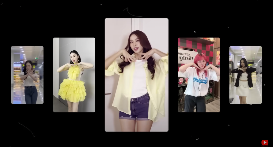 Thùy Tiên các khách mời đặc biệt giới thiệu vũ đạo của ca khúc.