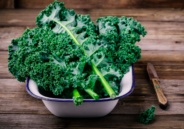Một số loại thực phẩm có thể giúp tăng lượng sắt của bạn, bao gồm cả cải xoăn.