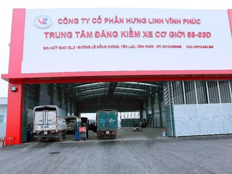 Trung tâm đăng kiểm xe cơ giới 88-03D ở Vĩnh Phúc Trung tâm đăng kiểm xe cơ giới 88-03D ở Vĩnh Phúc