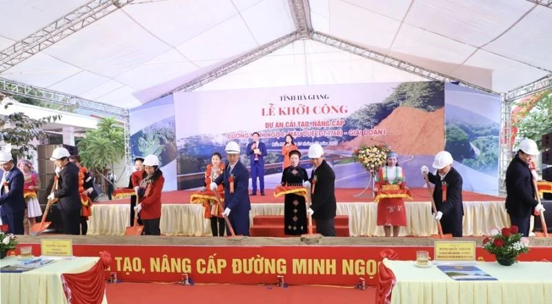 Khởi công dự án cải tạo đường Minh Ngọc – Mậu Duệ