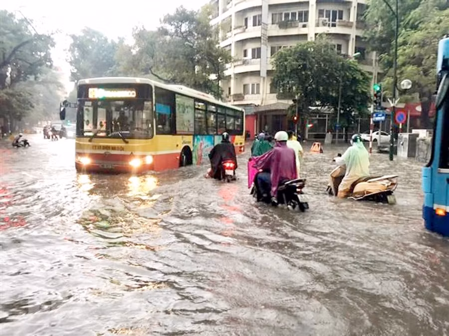 CFlood4cast sẽ giúp người dân thủ đô ứng phó với tình trạng ngập lụt mỗi khi trời mưa.