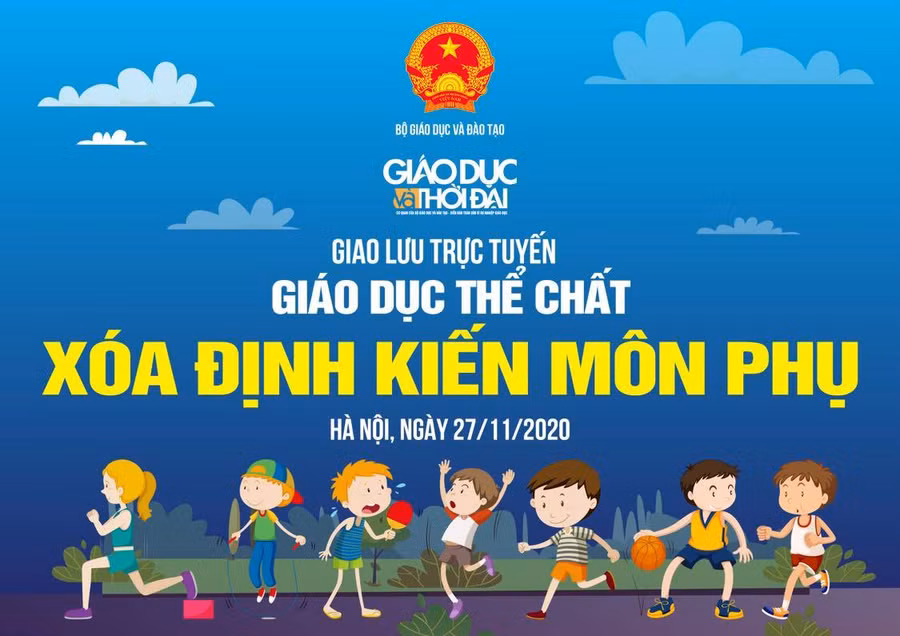 Giao lưu trực tuyến: Giáo dục thể chất: Xóa định kiến môn phụ ảnh 1