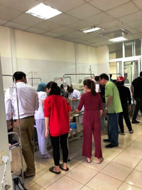 Hàng chục trẻ em của Trường Mầm non Vườn Mặt trời, TP.Thanh Hóa phải nhập viện cấp cứu do nghi ngộ độc thực phẩm