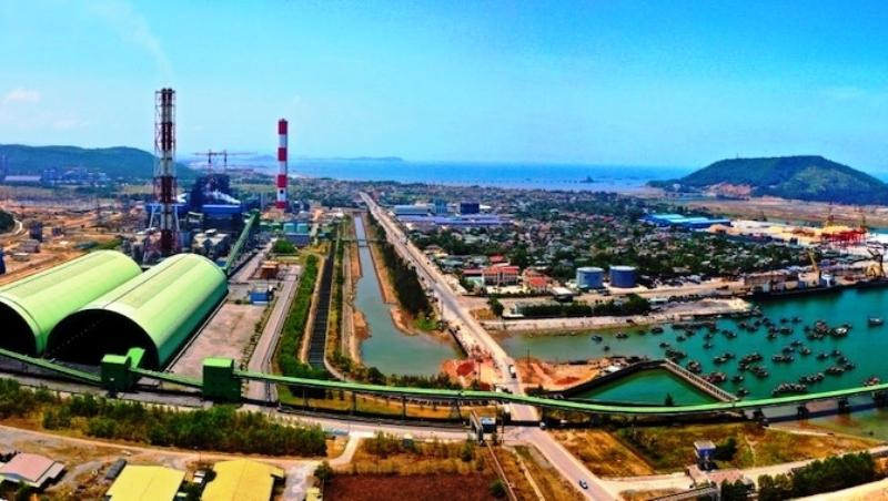 Một góc khu kinh tế Nghi Sơn, tỉnh Thanh Hóa. Ảnh: Minh Hiếu