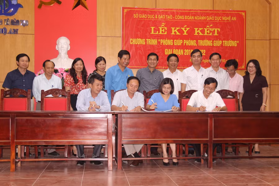 Các đơn vị ký kết.