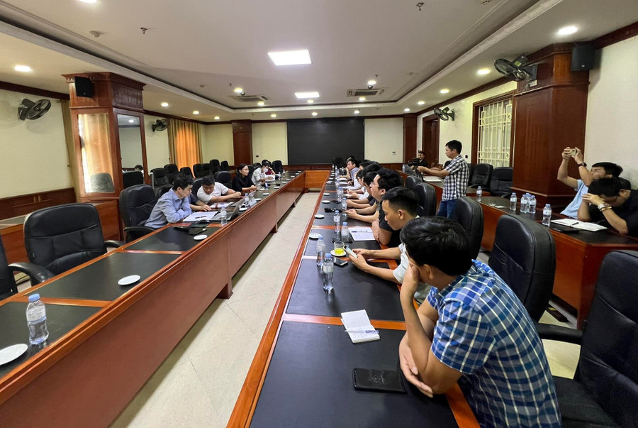 Trường ĐH Vinh thông tin liên quan đến sự việc em N.T.Y.N. tự tử. Ảnh: Phạm Tâm.