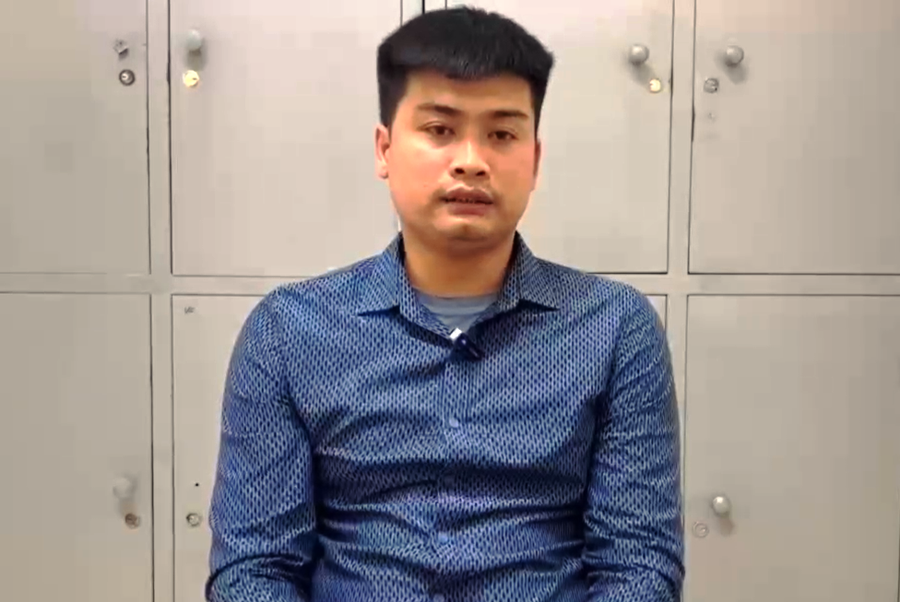 Tài xế Đinh Văn Thời. Ảnh: Công an cung cấp. Tài xế Đinh Văn Thời. Ảnh: Công an cung cấp.