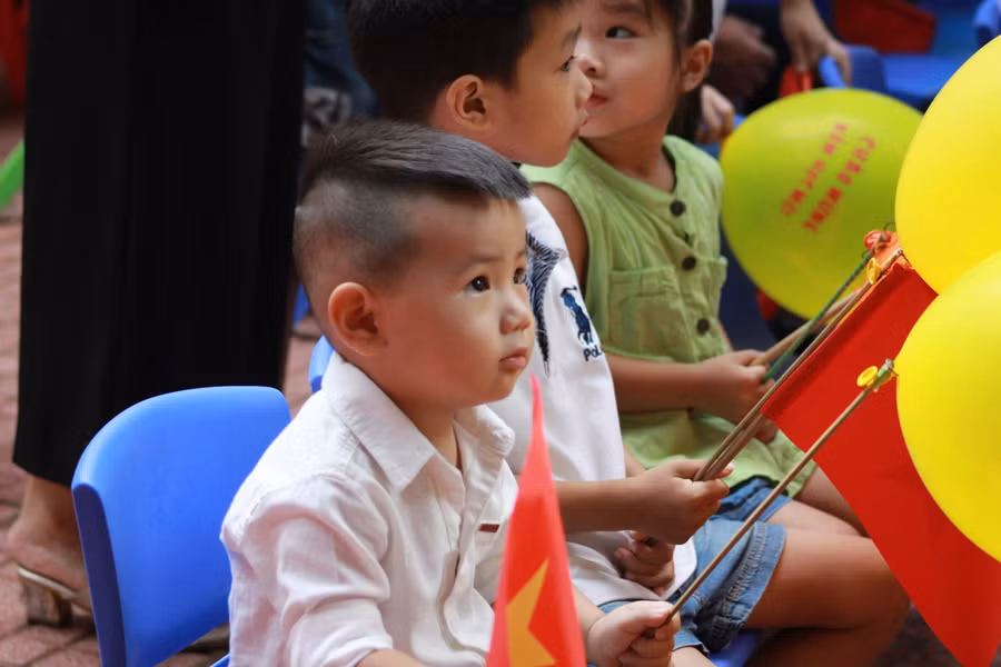 Bậc mầm non có thể linh hoạt thời gian tổ chức Ngày hội đến trường cho trẻ. Ảnh minh họa khi chưa có dịch Covid-19