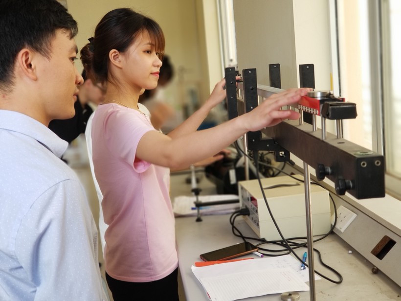 Sinh viên Trường ĐH Thủ đô Hà Nội. Ảnh: NTCC Sinh viên Trường ĐH Thủ đô Hà Nội. Ảnh: NTCC