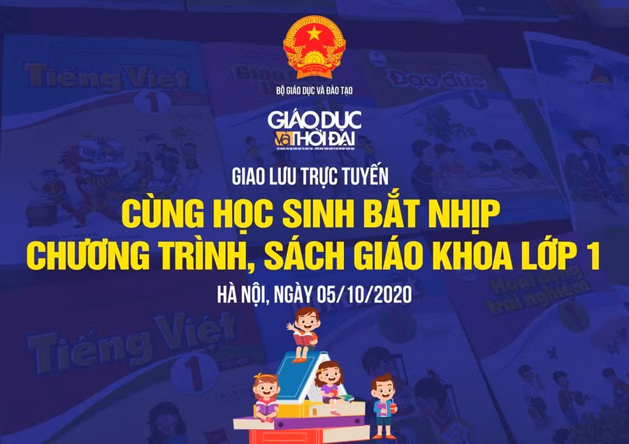 Giao lưu trực tuyến: "Cùng học sinh bắt nhịp chương trình, sách giáo khoa lớp 1” ảnh 1