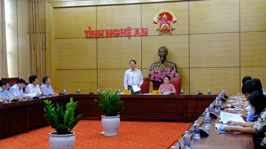 UBND tỉnh Nghệ An họp triển khai một số nhiệm vụ năm học 2018 - 2019