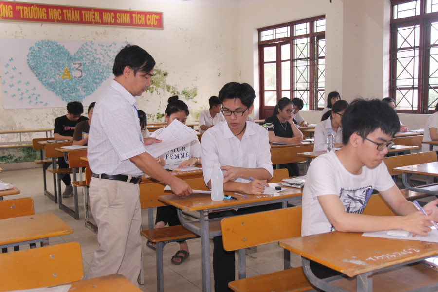 Thí sinh Nghệ An dự thi THPT quốc gia 2019