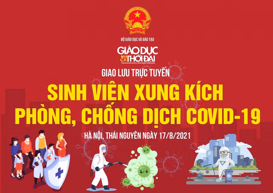 Giao lưu trực tuyến “Sinh viên xung kích phòng, chống dịch Covid-19” ảnh 1