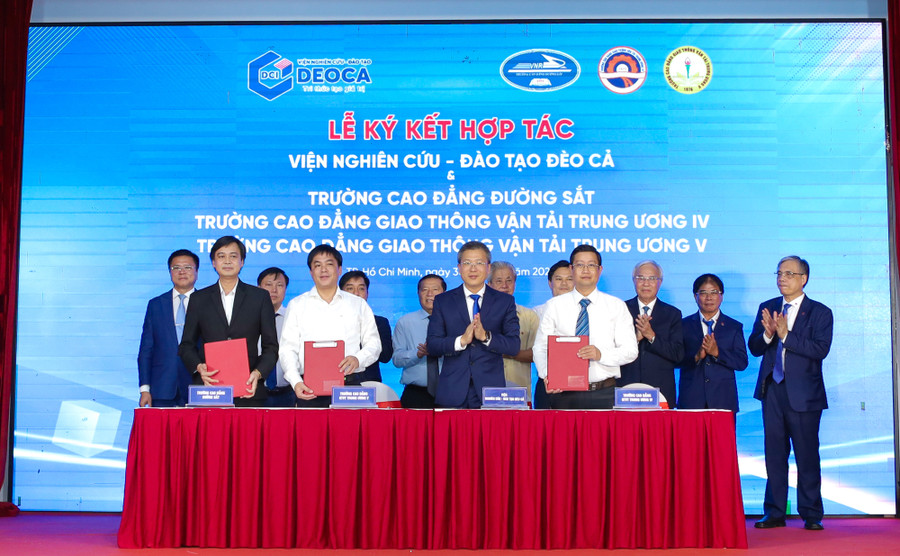 Lễ ký kết hợp tác giữa DCI và các trường đối tác. Ảnh: DCI Lễ ký kết hợp tác giữa DCI và các trường đối tác. Ảnh: DCI