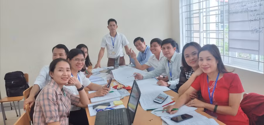 Giáo viên cốt cán tham gia bồi dưỡng các mô - đun theo chương trình ETEP tại Trường ĐH Vinh (Nghệ An).