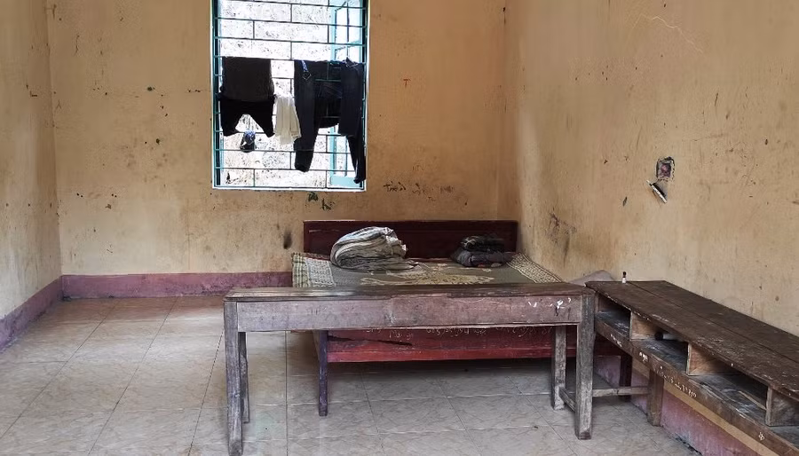Phòng ở bán trú của học sinh.
