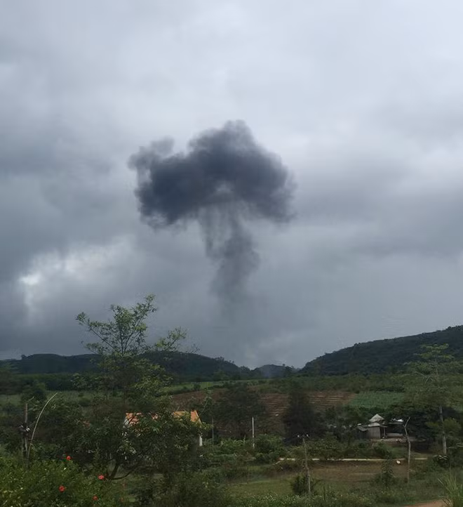 Rơi máy bay quân sự tại huyện Nghĩa Đàn, Nghệ An