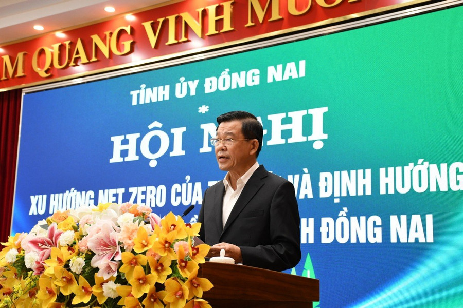 Bí thư Tỉnh uỷ Nguyễn Hồng Lĩnh phát biểu khai mạc hội nghị. (Ảnh: HP) Bí thư Tỉnh uỷ Nguyễn Hồng Lĩnh phát biểu khai mạc hội nghị. (Ảnh: HP)