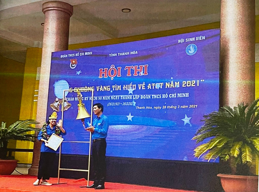 Hội thi Tìm hiểu về ATGT trong khối trường học do ở Thanh Hóa.