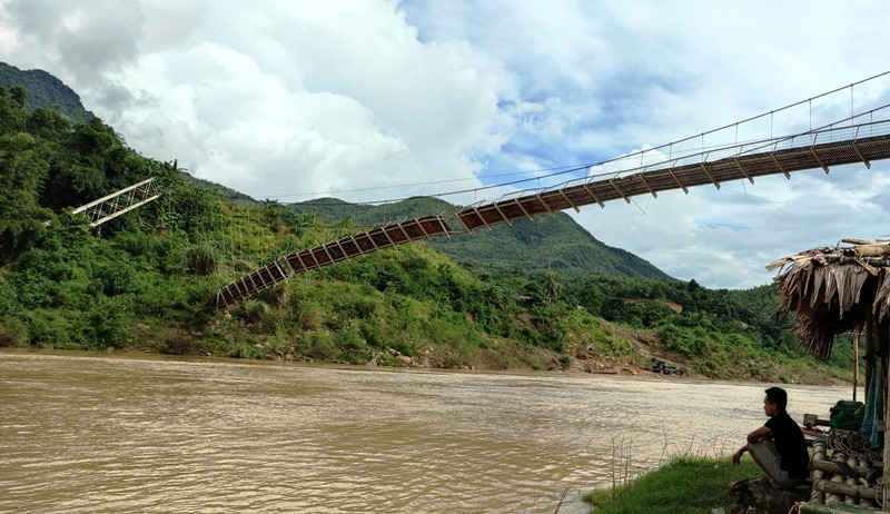 Đoạn sông Mã qua xã Phú Xuân, huyện Quan Hóa, tỉnh Thanh Hóa.