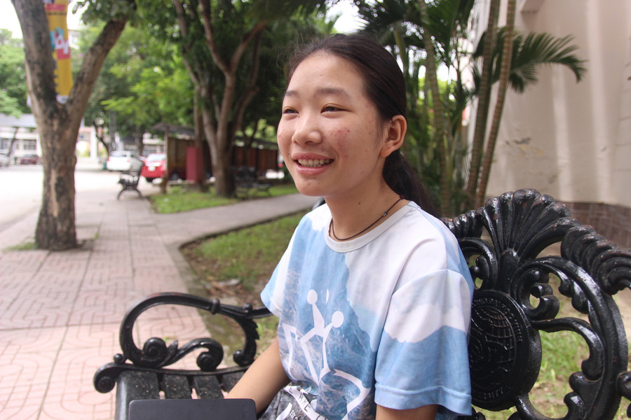 Nữ sinh Vi Thị Thuận trúng tuyển vào ngành Sư phạm Hóa học