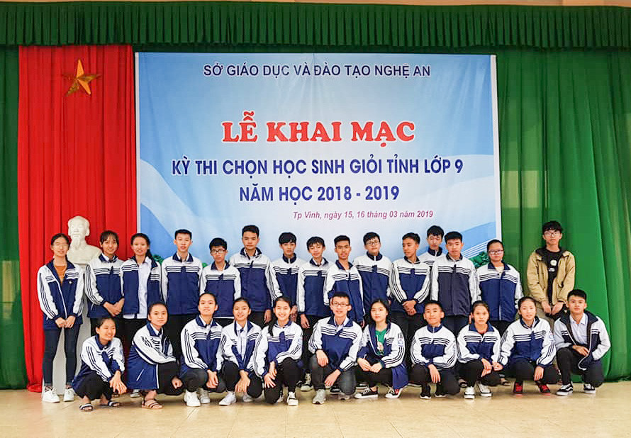 Thí sinh dự thi chọn HSG tỉnh Nghệ An năm 2019
