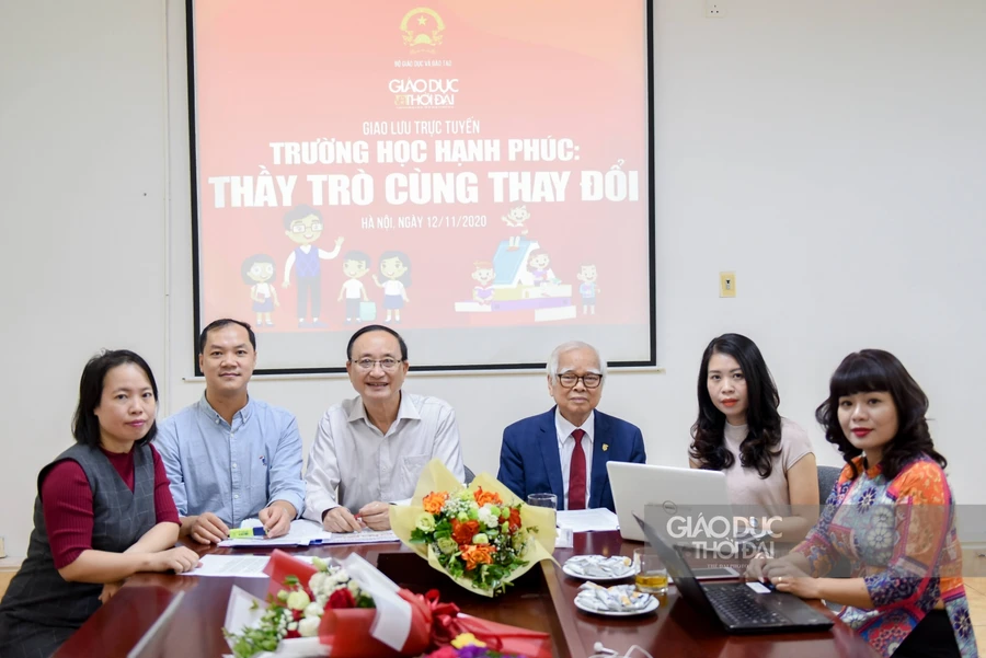 Giao lưu trực tuyến: "Trường học hạnh phúc: Thầy – trò cùng thay đổi"