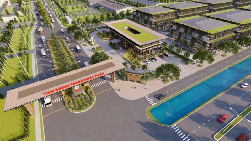 Phối cảnh dự án khu công nghiệp SHI IP Tam Dương