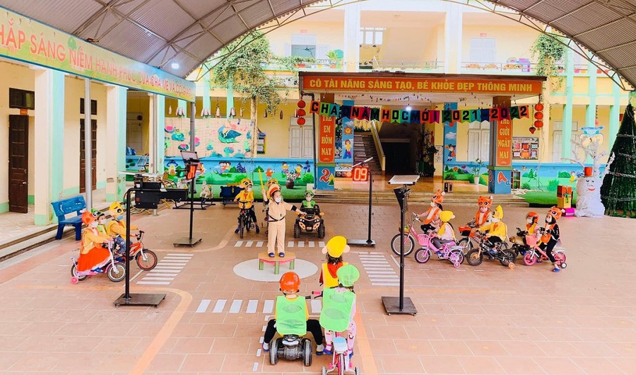 Hoạt động giáo dục tại Trường MN Phú Nham