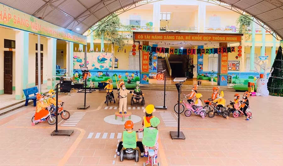 Hoạt động giáo dục tại Trường MN Phú Nham