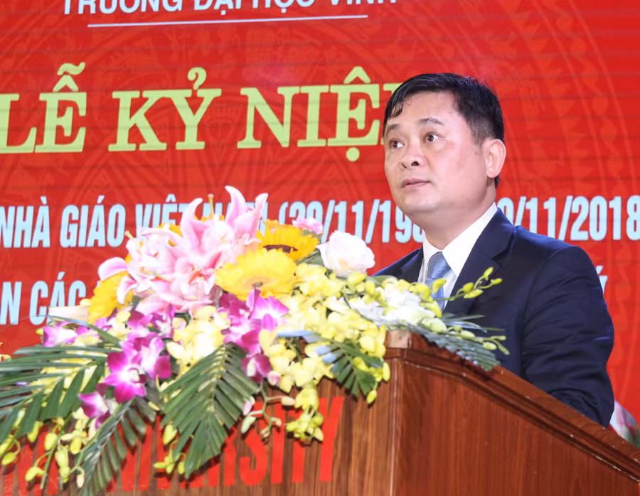 Ông Thái Thanh Quý - Chủ tịch UBND tỉnh Nghệ An phát biểu