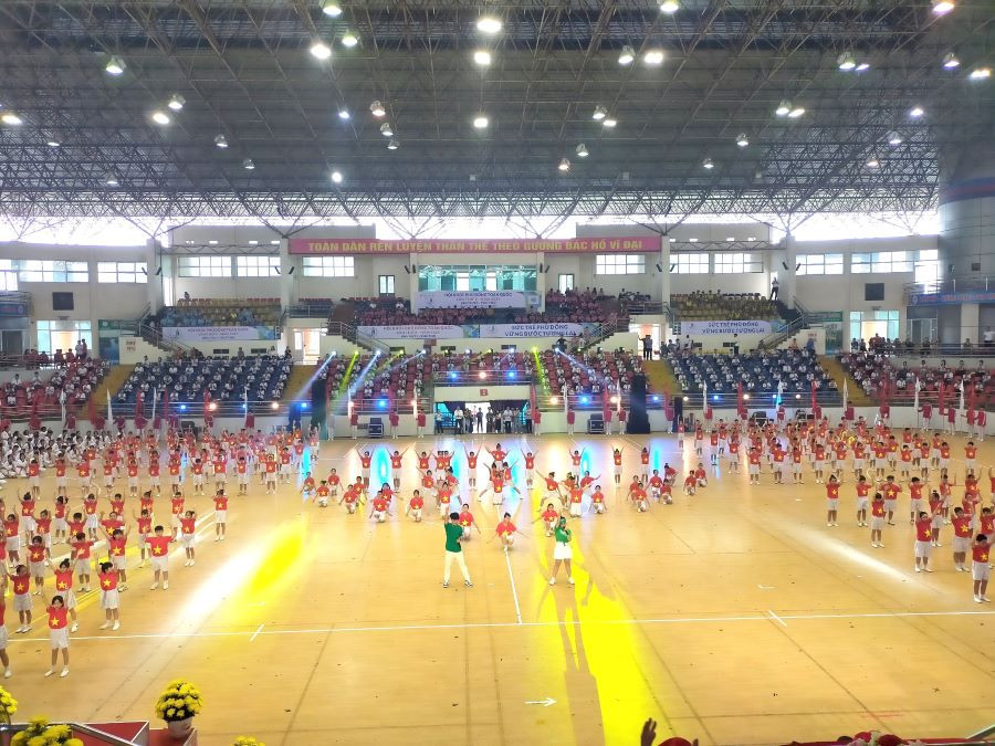 Gần 2.500 học sinh tham gia thi đấu, tranh tài tại Hội khỏe Phù Đổng toàn quốc lần thứ X, năm 2024 khu vực I.