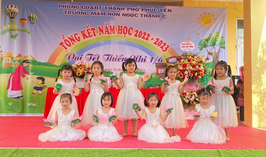 Các bé được tạo điều kiện phát triển năng khiếu. Các bé được tạo điều kiện phát triển năng khiếu.