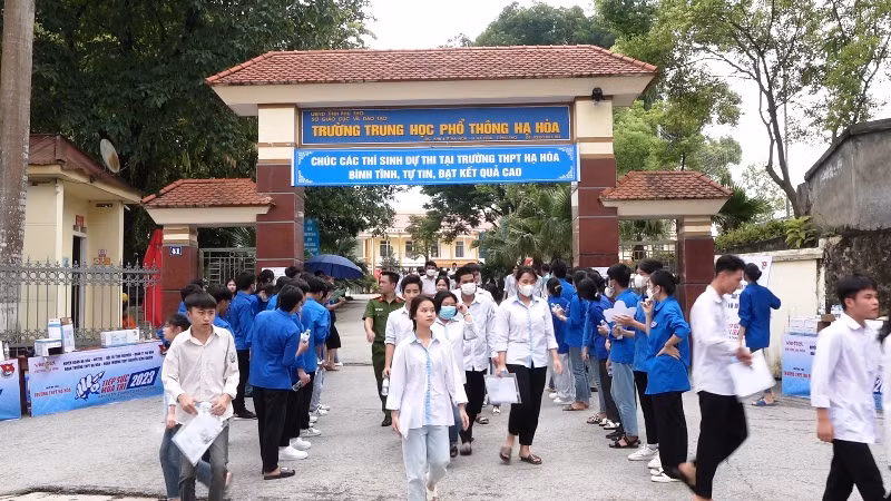 Điểm thi tốt nghiệp THPT 2023 Trường THPT Hạ Hòa, Phú Thọ